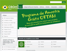 Tablet Screenshot of cbort.com.br